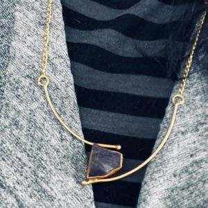 Swing Stone Pendant Necklace in Gold One Size fits all